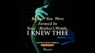 Before You Were Formed In Your Mother's Womb, I Knew Thee