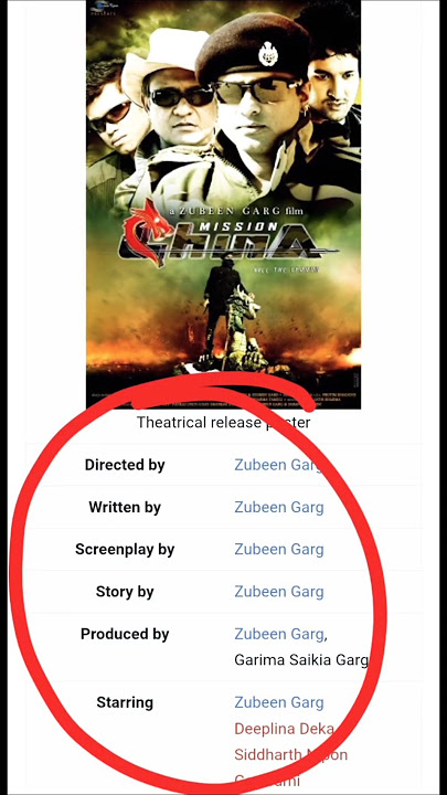 Zubeen Garg: The Singer Who Turned Actor, Director & Musician in One Film! #facts #viral