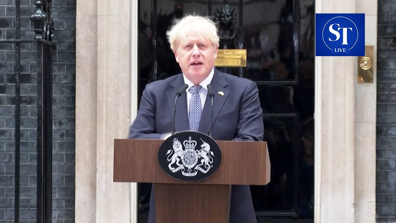 Watch: UK Prime Minister Boris Johnson's resignation speech - YouTube