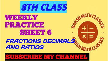 8th class weekly practice sheet 6 competency exam 2024