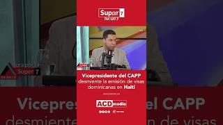 Vicepresidente Del Capp Desmiente Emisión De Visas Dominicanas En Haití