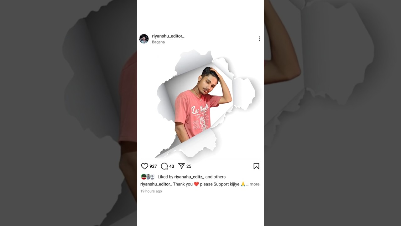 Instagram Post Photo Editing 