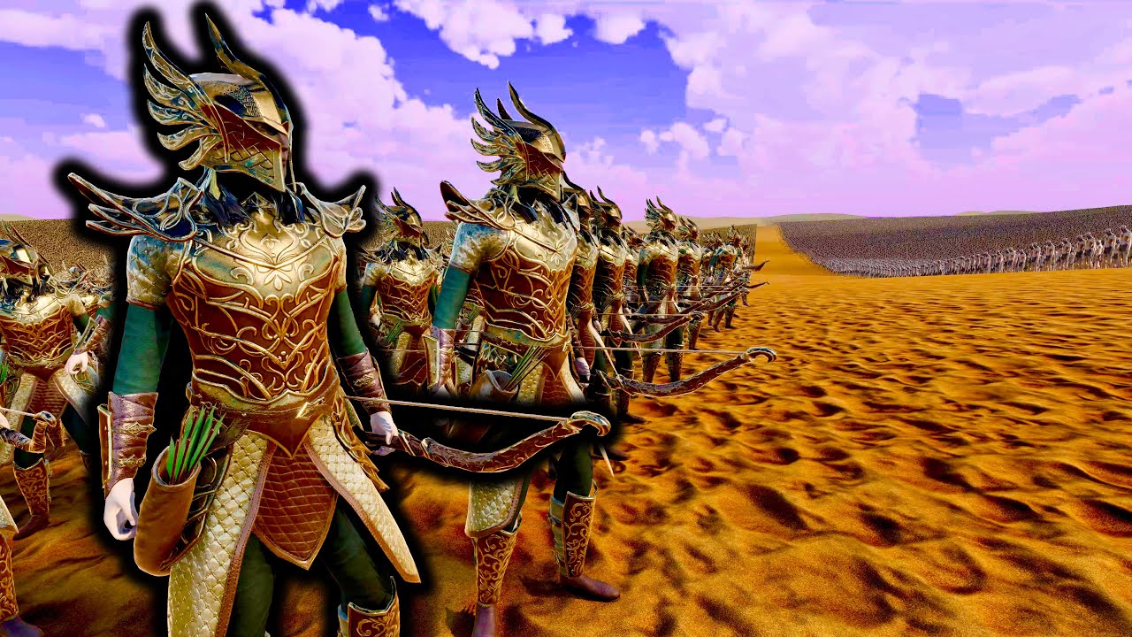 15,000,000 ZOMBIES vs 200,000 ELVEN ARCHERS | UEBS 2