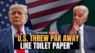 LIVE: Khawaja Asif Says Pakistan Was Treated "Like Toilet Paper" by the US | Firstpost Live