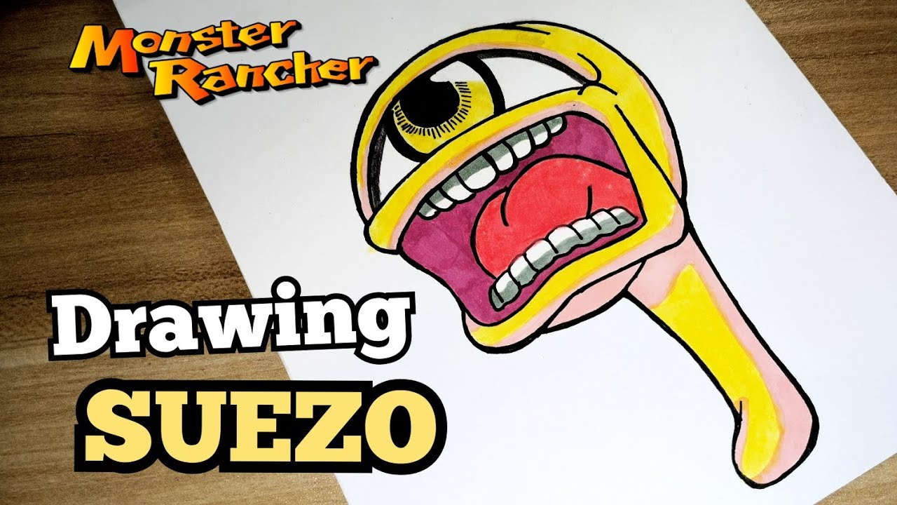 Easy Draw Rancher Speed Drawing SUEZO - Monster Rancher | How To Draw | Easy Drawing ...