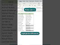 How to compare two lists together and highlight the different data.🔥📈 #shorts #youtubeshorts