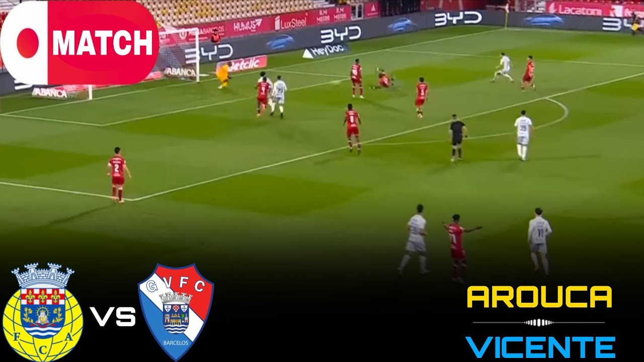 LIVE : Arouca vs Gil Vicente Live Stream / Portuguese Primeira Liga Match - 2025