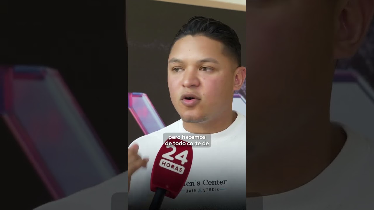 Luis Farias, el barbero que trabajó en el pelo de PAblo Chill-E durante el festival