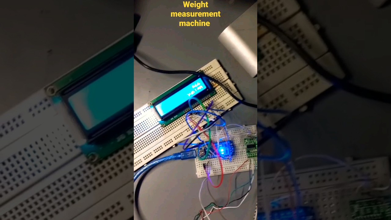 Weight measurement machine using arduino ||Cs engineers making this ...