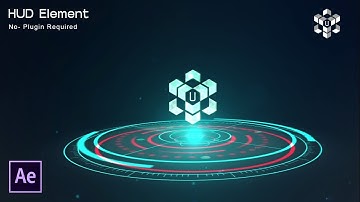 HUD Element | Logo Revealed | No Plugin Required | Adobe After Effects
