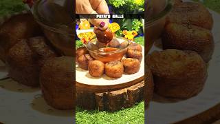 Crispy Potato Balls Recipe 🔥😋  #shorts #youtubeshorts #potatoballs