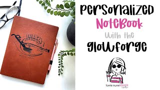 Leatherette / Faux Leather Notebook with the Glowforge