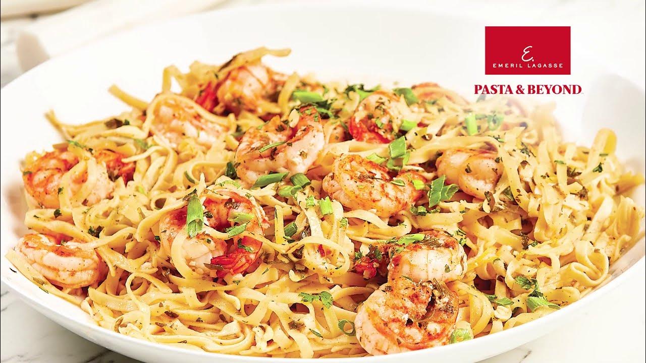 Shrimp Linguine  Emeril Pasta & Beyond Pasta Maker Recipes 