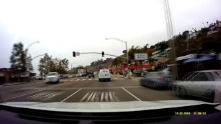 Los-Angeles - San-Francisco (Mountain View) through hwy 1, may 2016. Timelapse