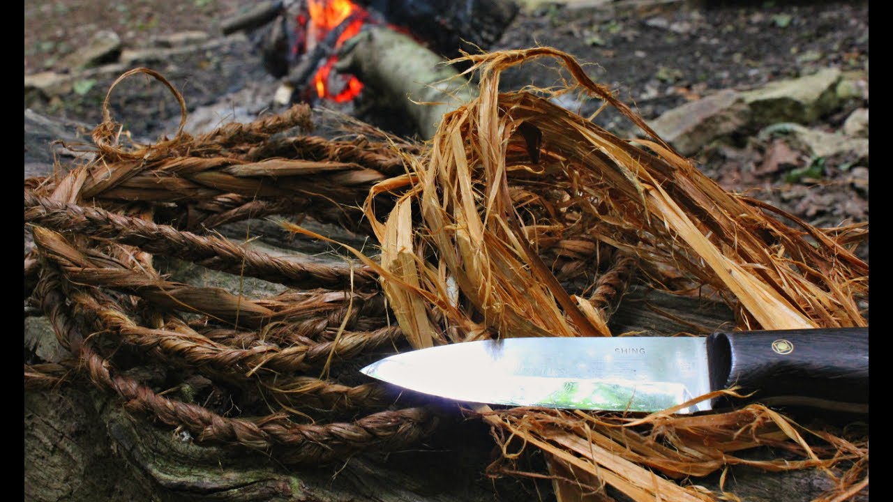 How To Make Natural Cordage From Cedar Bark 