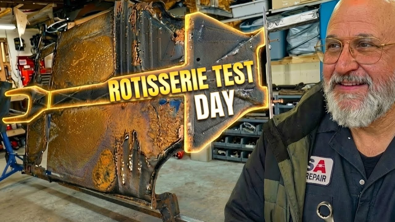 Реставрация Karmann Ghia 1970 года, часть 8 — Тестирование на стенде… И гравитация пыталась убить...