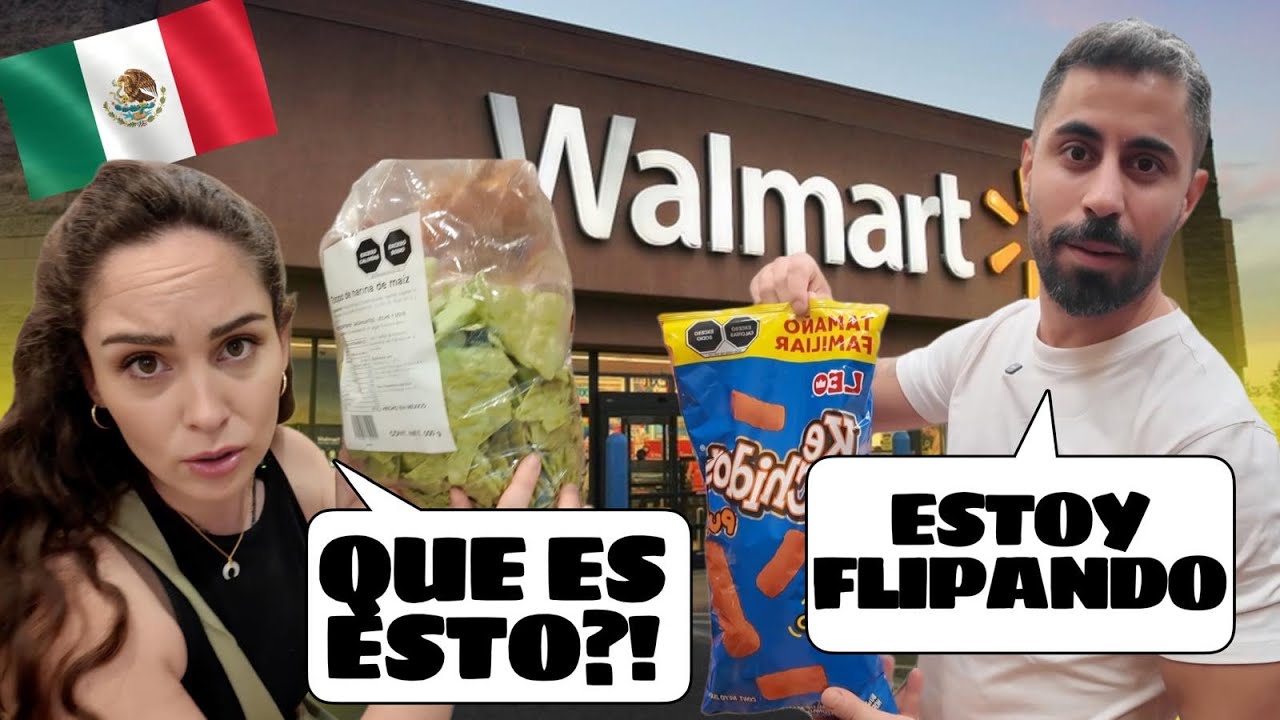 ESPAÑOLES VISITAN un SUPERMERCADO MEXICANO 🇲🇽 ¡Y NO PUEDEN CREER lo que VEN! 🤯