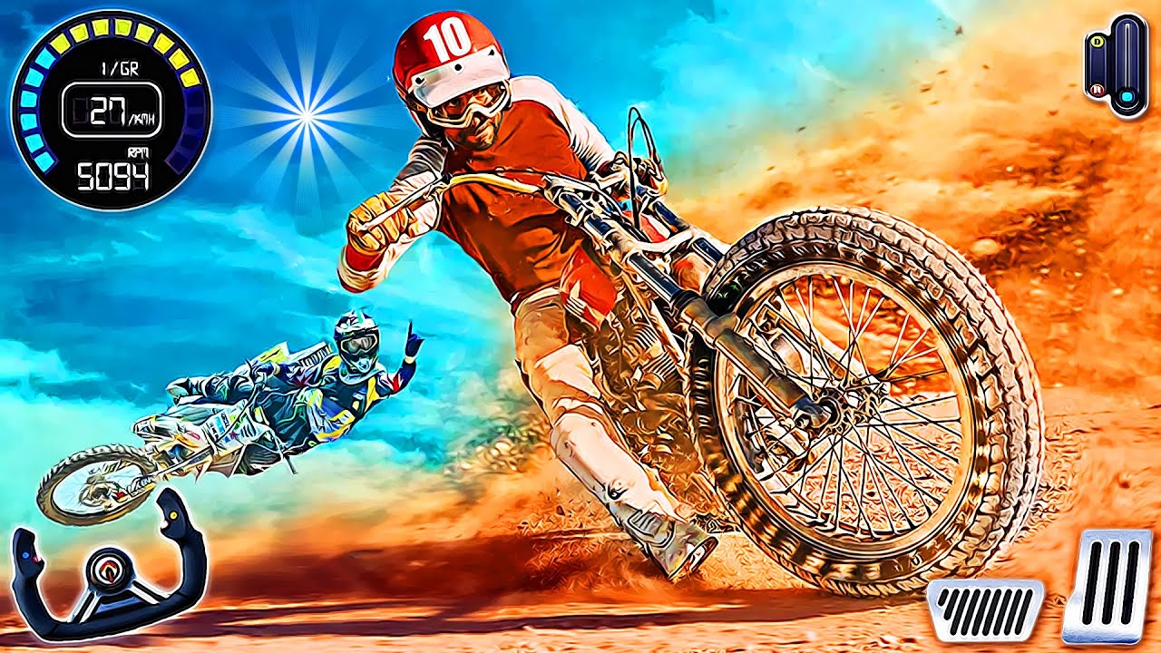 Dirt Bike Mountain Ride Game - Offroad Racing Motorbike Simulator | Android Gameplay