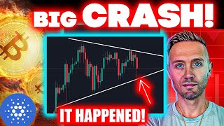 CRYPTO MELTDOWN! Bitcoin CRASHES! Cardano In Downward SPIRAL!