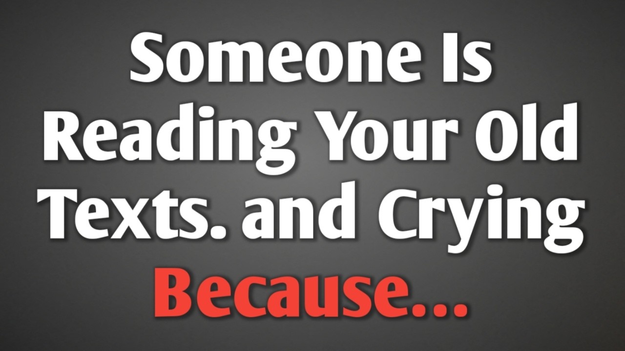 Someone Is Reading Your Old Texts… and Crying Because… || Never Give Up