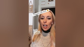 How to Unclog a Sink From a Professional Plumber #unclog #plumbinghacks #homecleaning