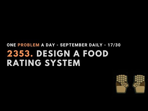 LeetCode 2353 | Daily Challenge | 2025.09.17 | Java | no talking
