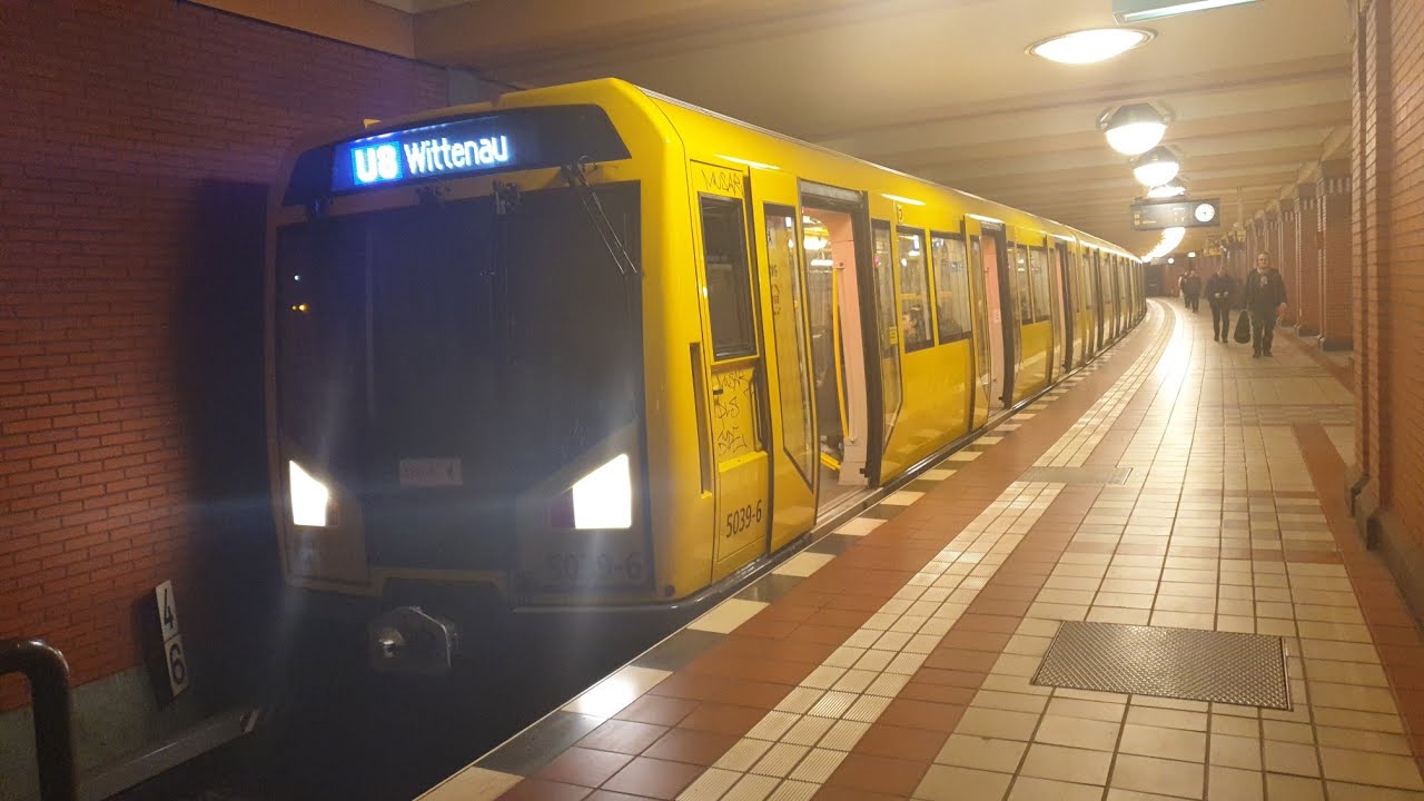 U-Bahn Berlin|Mitfahrt im H01 auf der U8 von Boddinstraße bis Rathaus Reinickendorf