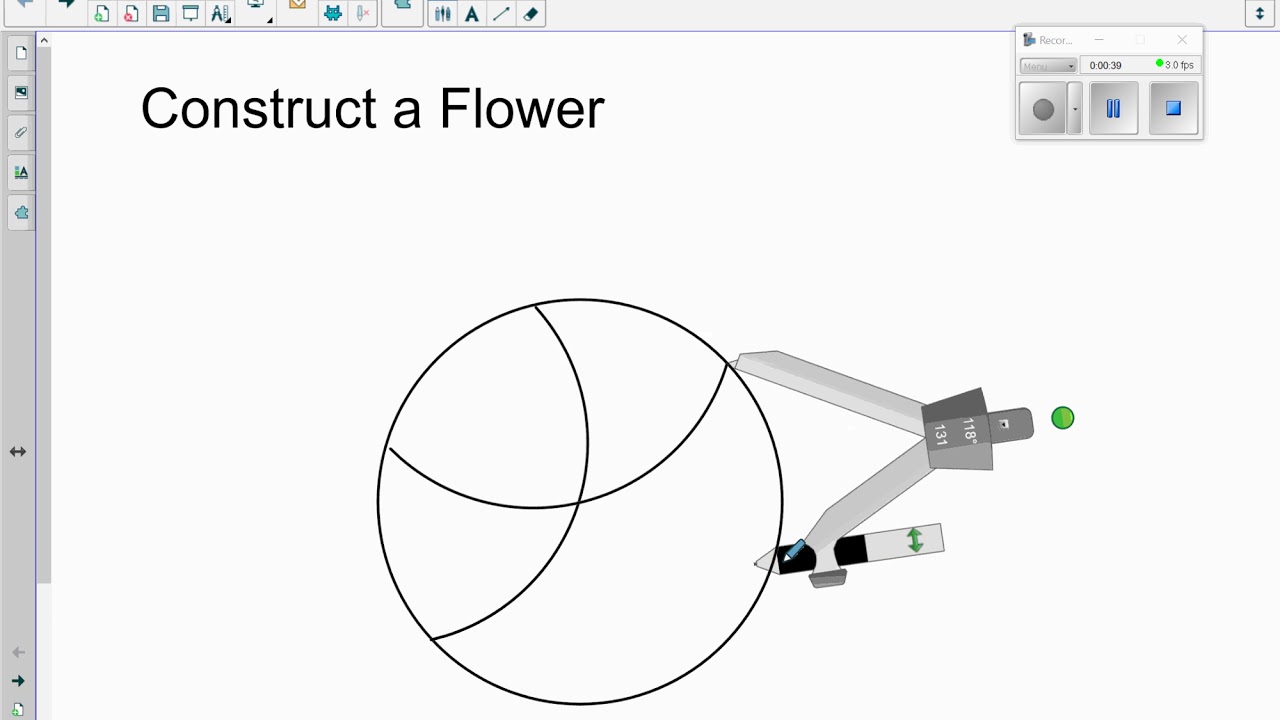 Construct a flower - YouTube