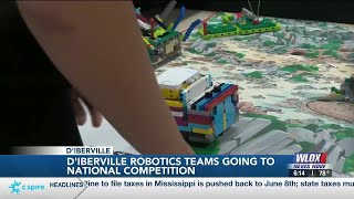 D’Iberville Middle School robotics teams headed to national championship