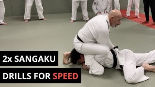 2x Sangaku Jime transition drills to improve your speed in Judo / BJJ screenshot 4