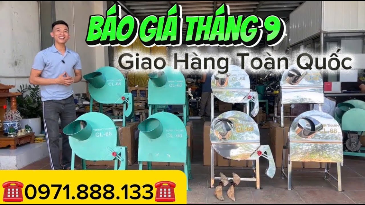 Báo Giá Tất Cả Các Mẫu Máy Thái Chuối Băm Cỏ Mới Nhất Tháng 9 Năm 2025