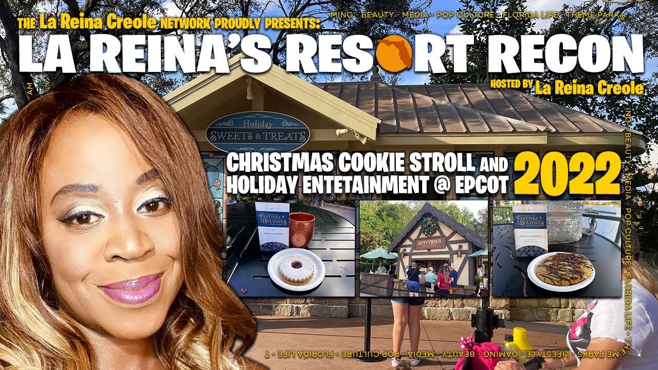 🎄CHRISTMAS Cookie Stroll and Holiday Entertainment at EPCOT Disney