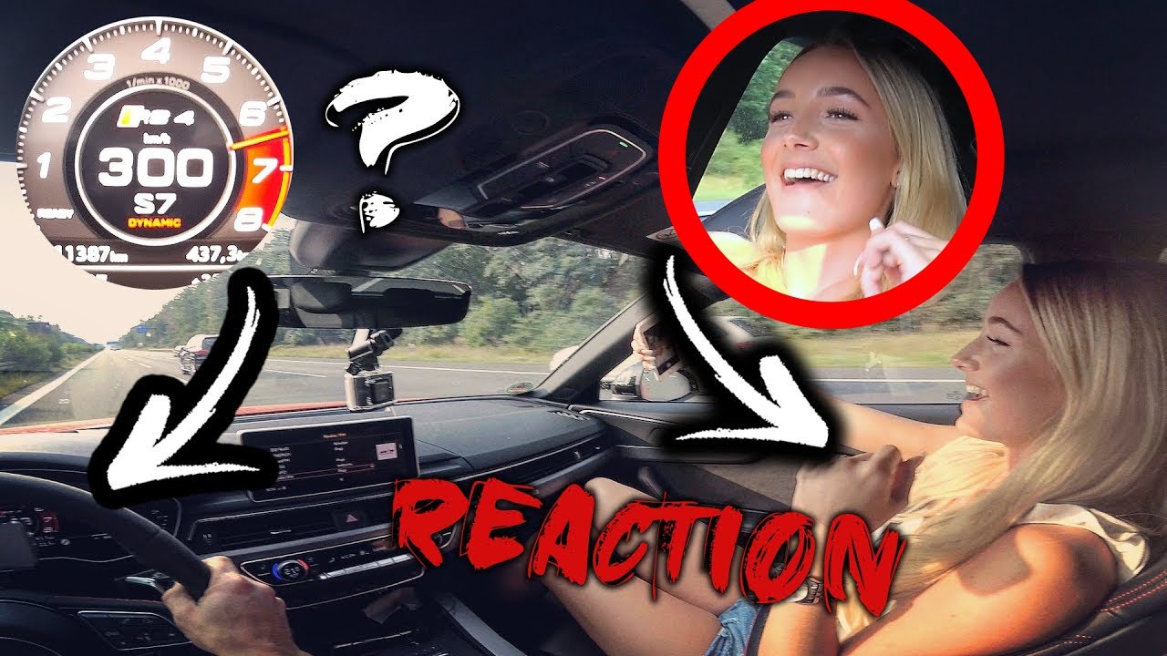 300 Km/h im AUDI RS4 ? - TOP SPEED - ACCELERATION - REACTION | Knallgas