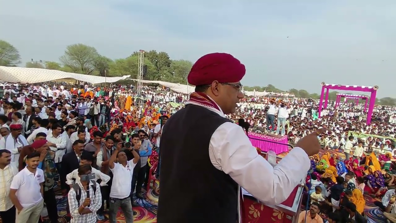 आज बगड़ावत महासंगम राठौद बोली में समाज के लिए संबोधन