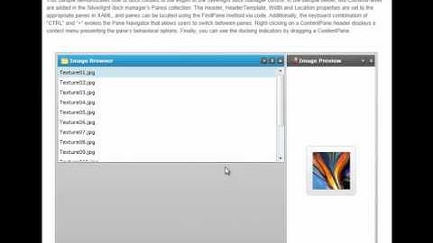 xamDockManager intro