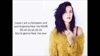 Video thumbnail of "Katy Perry - Roar Lyrics"