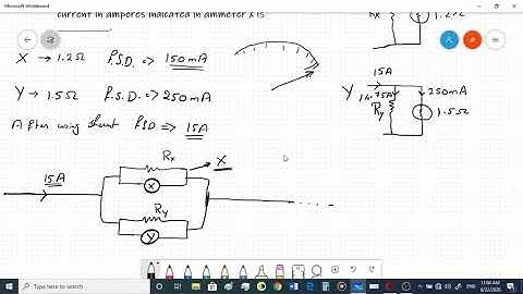 Numericals of PMMC and electrodynamometer type instrument