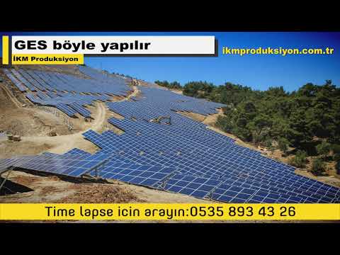 Kısa kısa time lapse - GES kurulumu - İKM Prodüksiyon