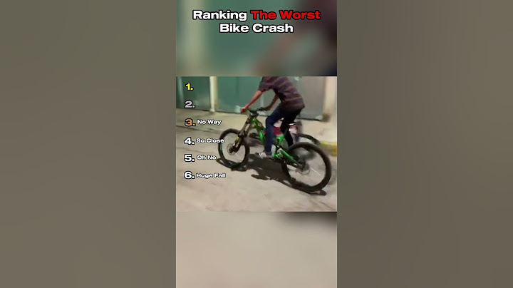 Ranking The WORST Bike Crash