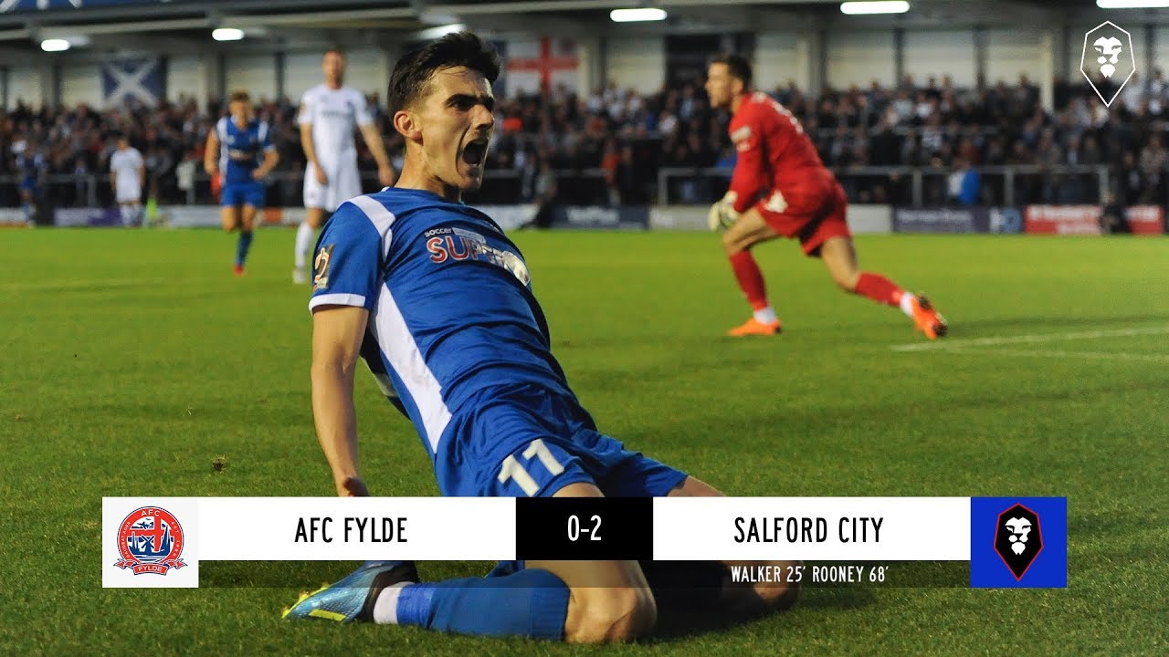 national league volley AFC Fylde 0-2 Salford City - National League 04/09/18