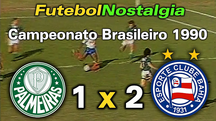 Palmeiras 1 x 2 Bahia - 16-09-1990 ( Campeonato Brasileiro )