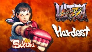 Ultra Street Fighter IV - Sakura Arcade Mode (HARDEST)