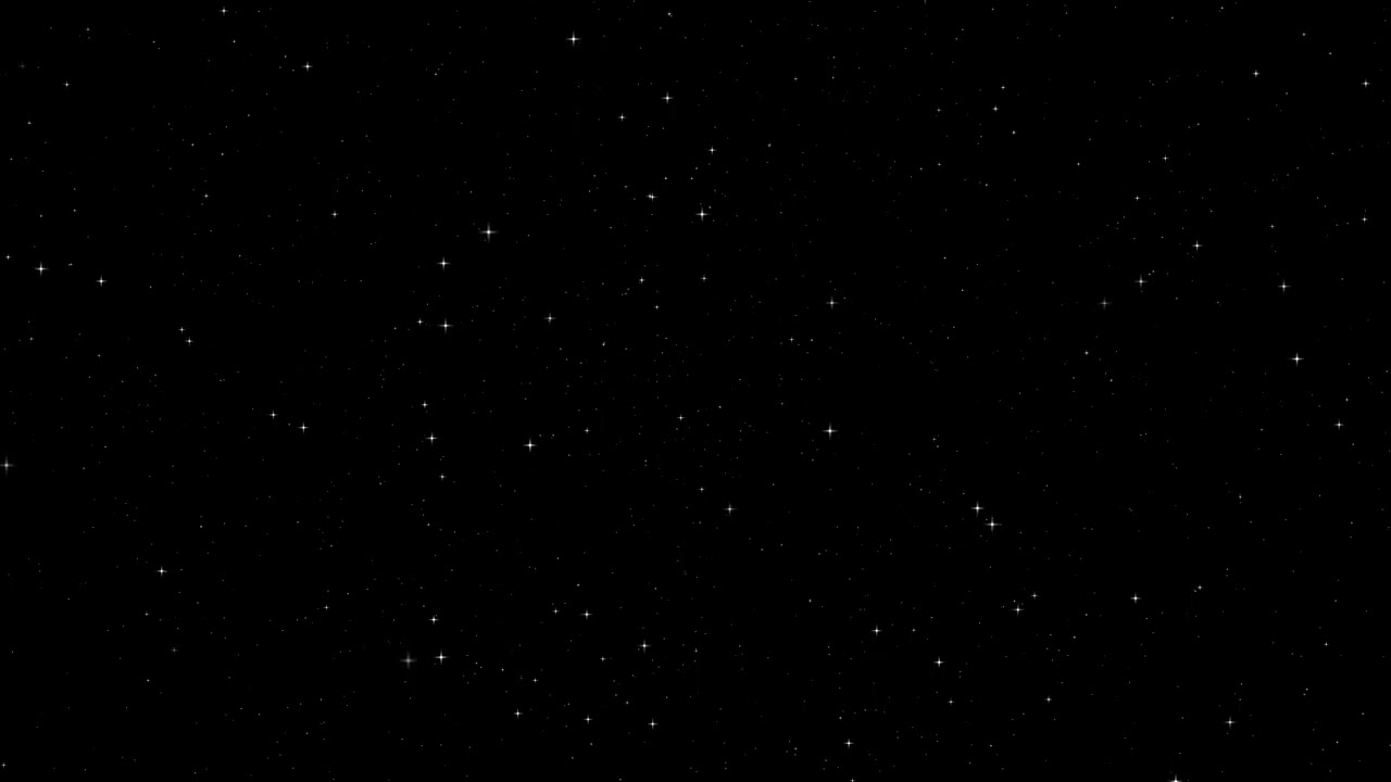 Twinkling Stars Night Sky Black Background 4K (No Loops) | 24 Hours Silent Screensaver Overlay