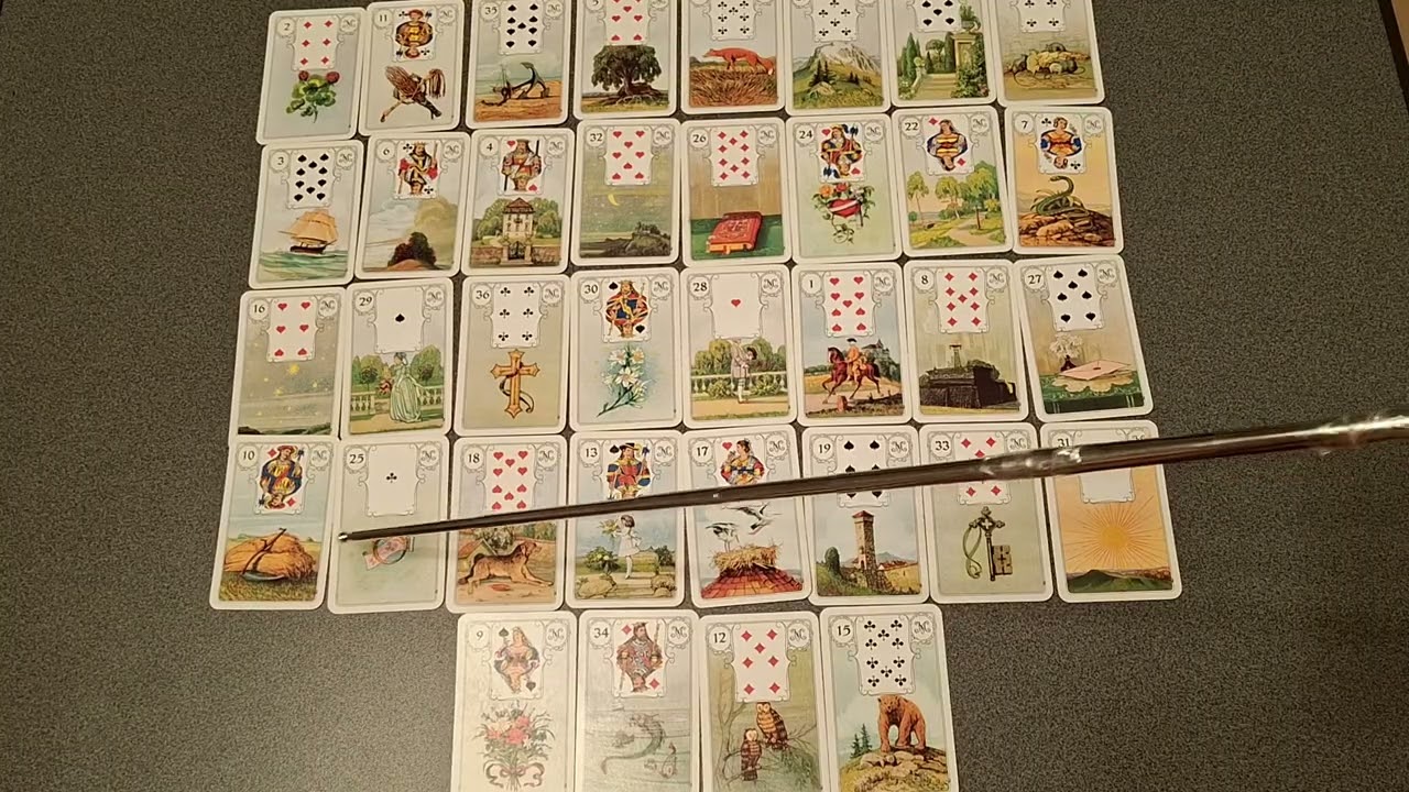 Lenormand 📚📚📚 - Kurs für Fortgeschrittene - Teil 72 - Bruch der Freundschaft / Trennung
