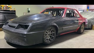 FOX BODY MUSTANG GETS FACE LIFT*** HOW TO INSTALL ONE PIECE FENDERS AND NOSE AND FIBERGLASS DOORS...