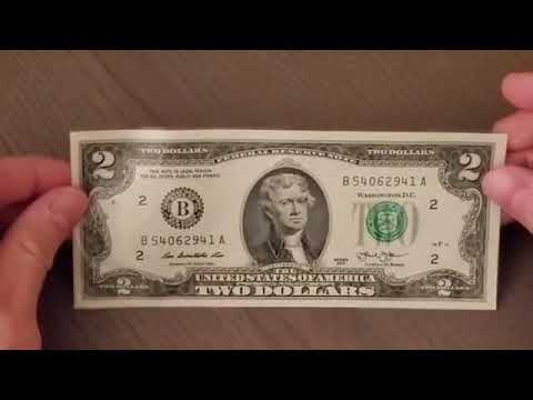 Rara banconota da 2 dollari! - YouTube