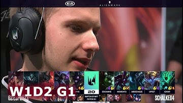 G2 eSports vs FC Schalke 04 | Week 1 Day 2 of S9 LEC Spring 2019 (ex-EULCS) | G2 vs S04 W1D2