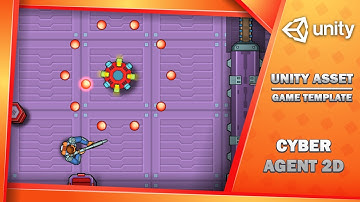 Unity Asset Showcase – Cyber Agent 2D Game Template
