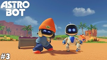 ASTRO BOT Gameplay Walkthrough (PS5) Part 3 - PaRappa The Rapper & The Gatcha Machine