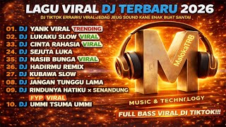 Download Lagu DJ SLOW BASS TERBARU 2026 || DJ YANG RHOMA🎵LUKAKU || NASIB BUNGA REMIX VIRAL FULL ENAK BUAT SANTAI MP3